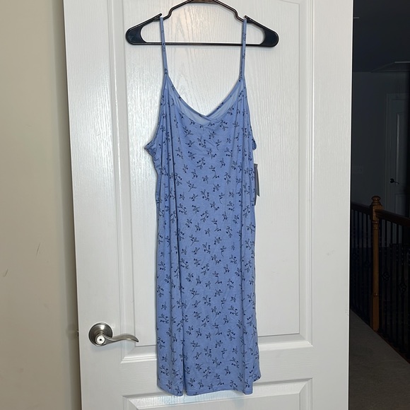 Jockey Cooling Comfort Cami Sleepshirt Gown Faint Floral XL - Picture 3 of 13